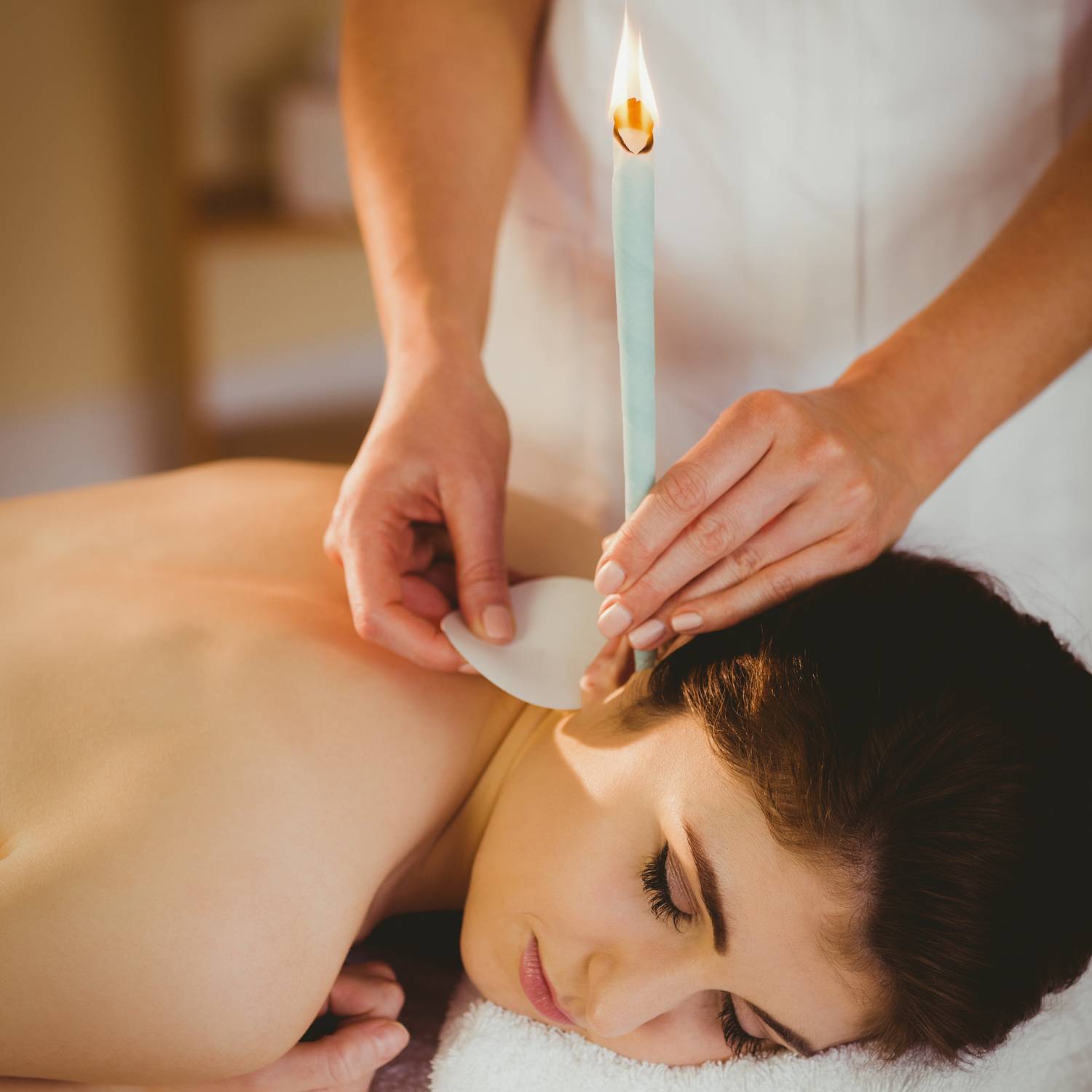 Hand made beeswax ear candles